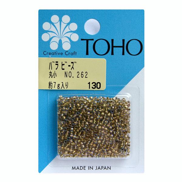 TOHO Round Small Beads Loose Pack Beads Approx. 2.2mm Outer Diameter Approx. 7g Per Pack No. 262