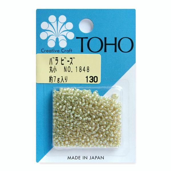 TOHO Round Small Beads Loose Pack Beads Approx. 2.2mm Outer Diameter Approx. 7g Per Pack No.1848
