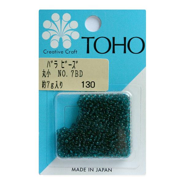 TOHO Maruko Beads Loose Pack Beads Approx. 2.2mm Outer Diameter Approx. 7g Per Pack No.7BD