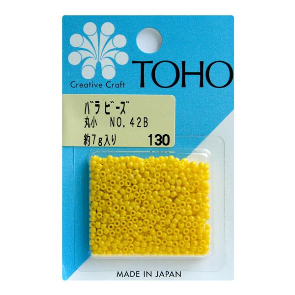 TOHO Round Small Beads Loose Pack Beads Approx. 2.2mm Outer Diameter Approx. 7g Per Pack No.42B