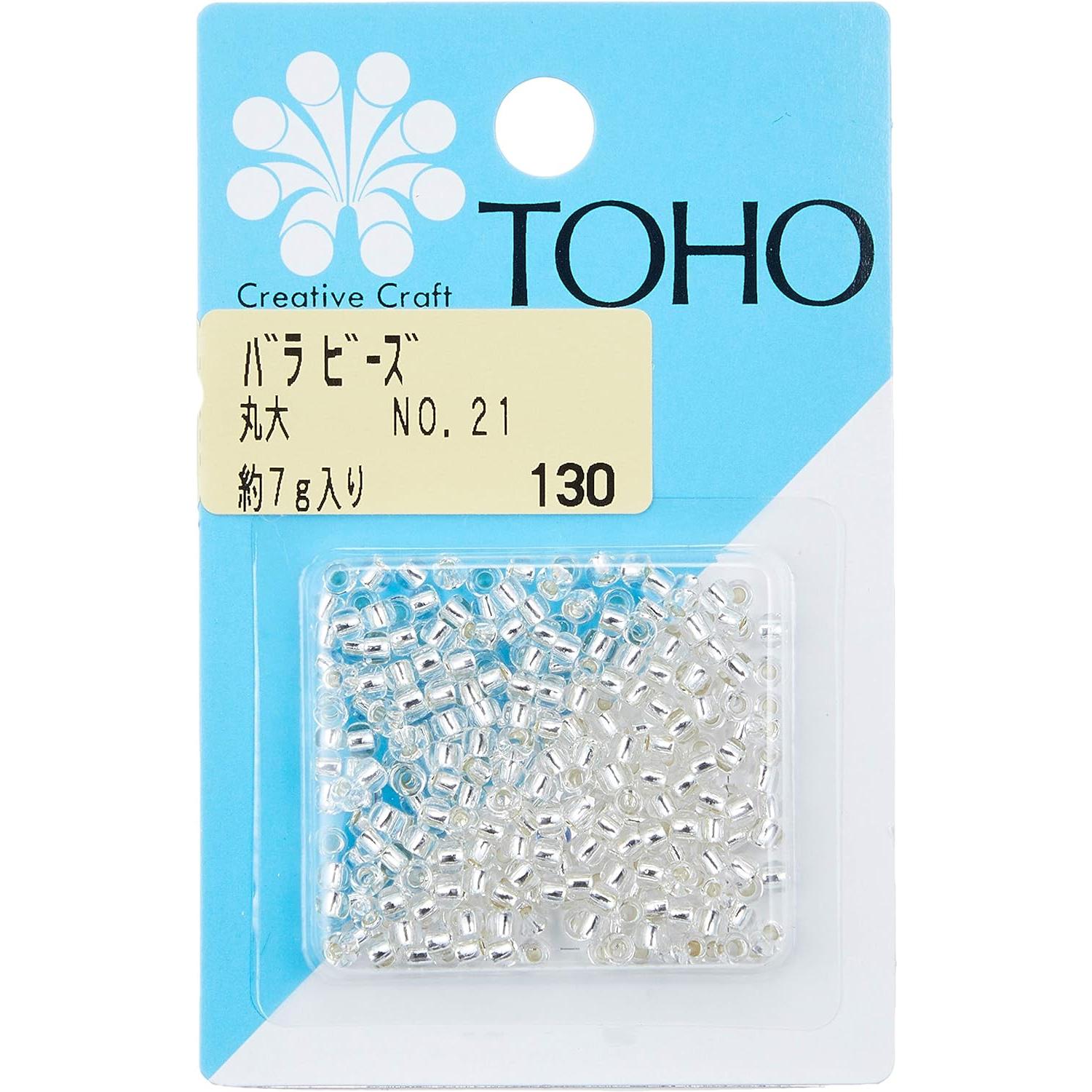TOHO Marudai Beads Loose Pack Beads Approx. 3mm Outer Diameter Approx. 7g Per Pack No. 21