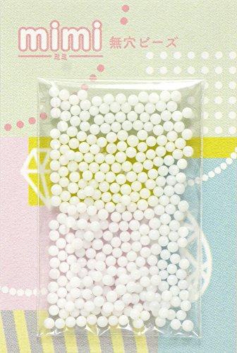 TOHO mimi Mimi No-Hole Beads Extra Small Approx. 1.5mm Outer Diameter No.41 White Approx. 320 Beads