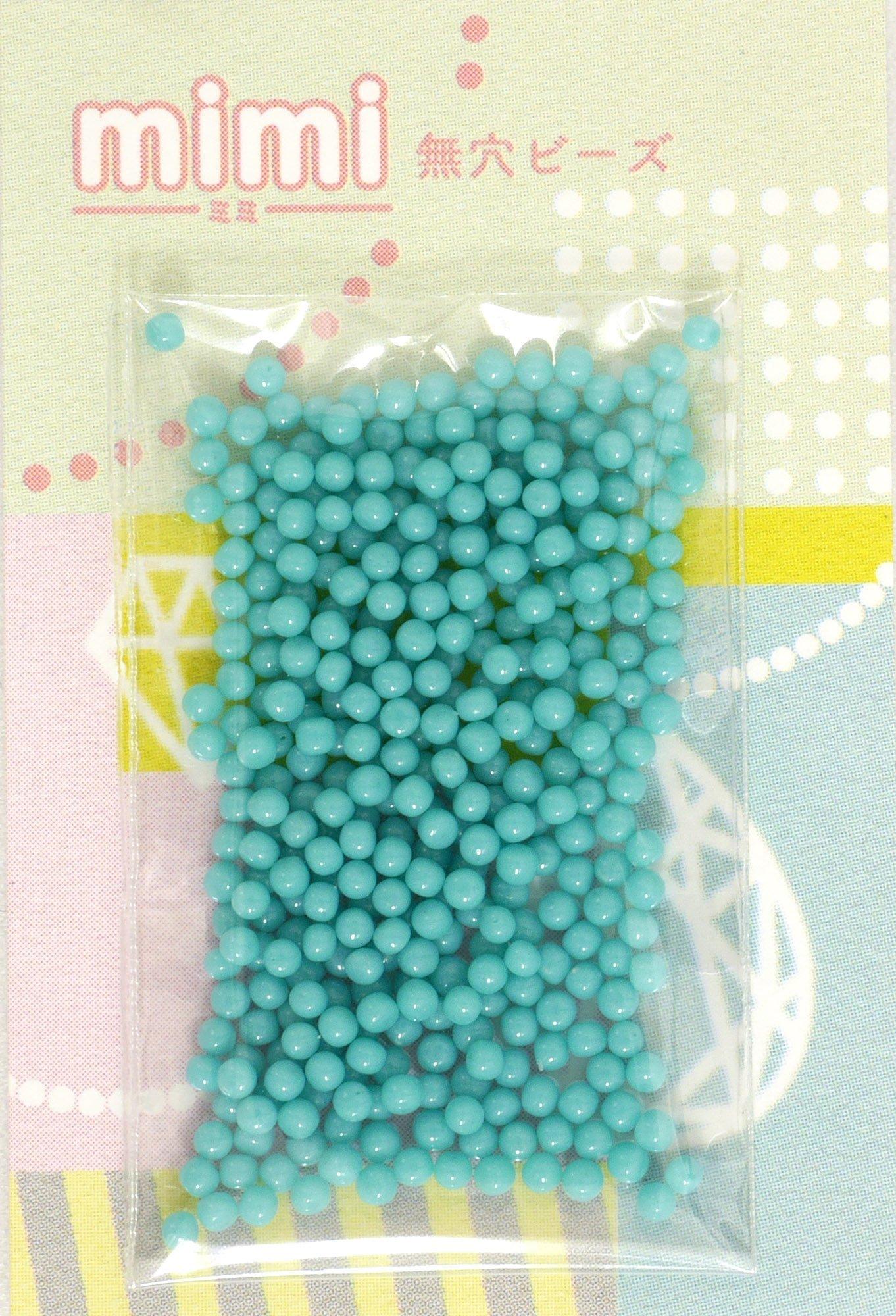 TOHO mimi Mimi No-Hole Beads Extra Small Approx. 1.5mm Outer Diameter No.55 Light Blue Approx. 320 Beads