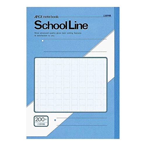 Apica Learning Notebook School Line LG20 200-Character Semi-B5