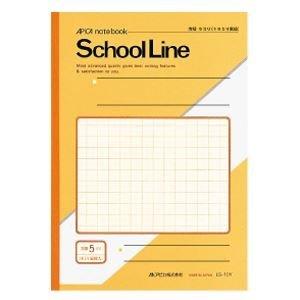 Apica Learning Notebook School Line LS10Y 5mm Grid B5 Yellow