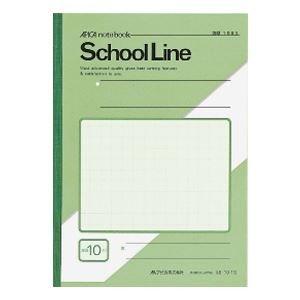 Apica Learning Notebook School Line LS10-1G 10mm Grid B5 Green