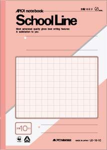 Apica Learning Notebook School Line LS10-1C 10mm Grid B5 Sakura