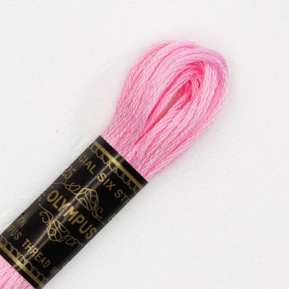 Olympus No. 25 Embroidery Thread 124 Red/Pink Series
