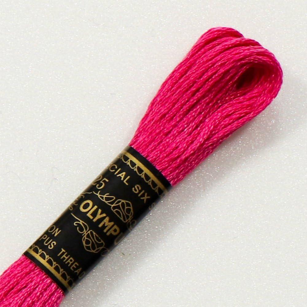 Olympus No. 25 Embroidery Thread 127 Red/Pink Series