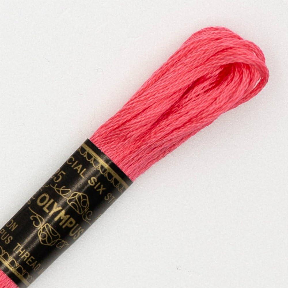 Olympus No. 25 Embroidery Thread 155 Red/Pink Series