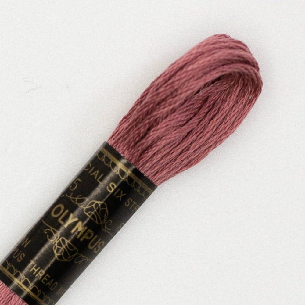 Olympus No. 25 Embroidery Thread 166 Red/Pink Series
