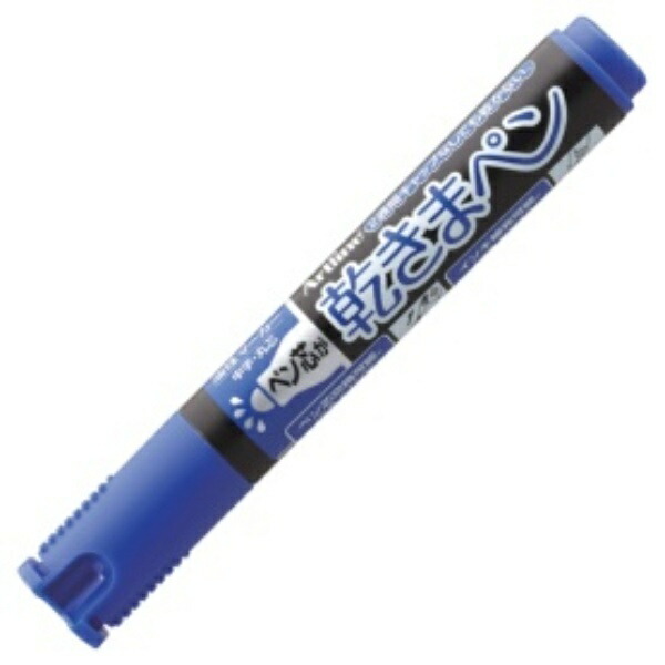 Shachihata Oil-Based Marker Artline Quick-Dry Pen Medium Point, Round Tip Blue K-177N 1 Pen