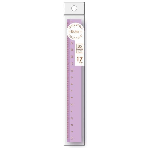Nishikei Macaron Ruler 17cm Ruler Cassis MR-17CA