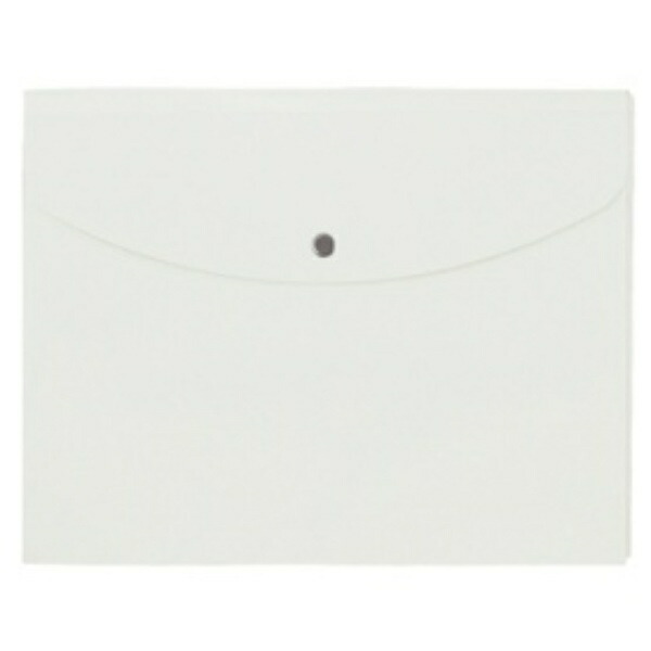 Plus Holder Envelope with Pocket (Gusseted) Horizontal Type FL-121CH White 88-573