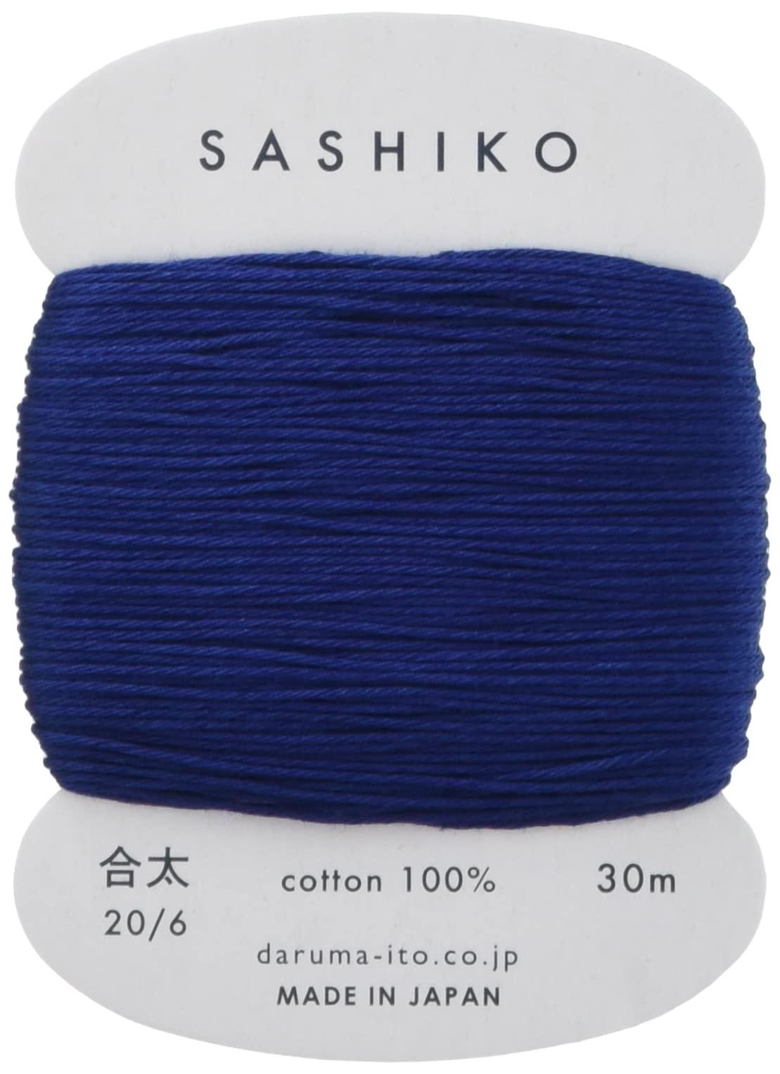 Daruma Sashiko Thread Medium Weight Card-Wound Col.215 30m 01-2410