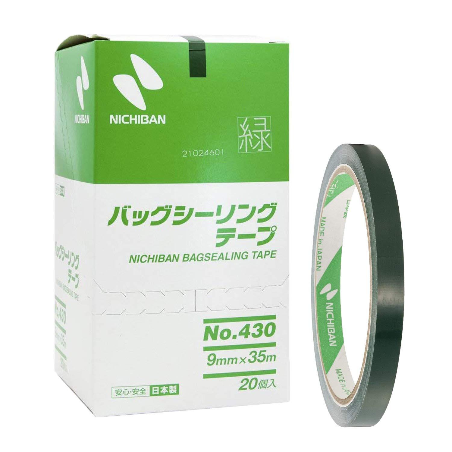 Nichiban Bag Sealing Tape 430 [9mm×35m] Green 430G