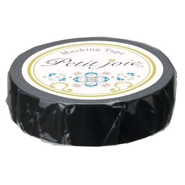 Nichiban Petit Joie Masking Tape Washi 15mm × 18m Black PJMT-15S062