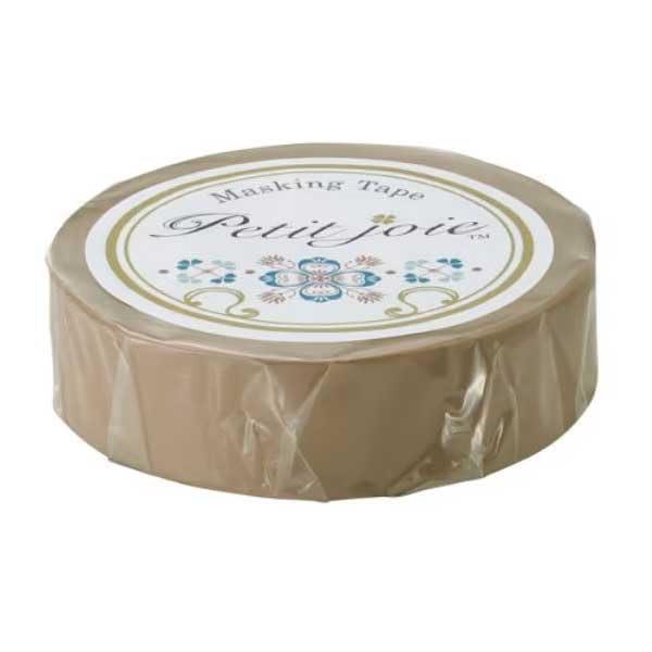 Nichiban Petit Joie Masking Tape Washi 15mm × 18m Café Latte PJMT-15S076