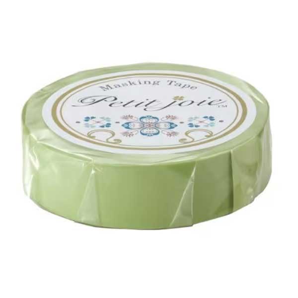 Nichiban Petit Joie Masking Tape Washi 15mm x 18m Dusty Green PJMT-15S080