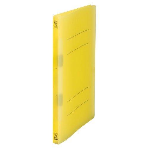 Buton Flat File PP A4 Semi-Transparent Cover Yellow FF-A4S-CY