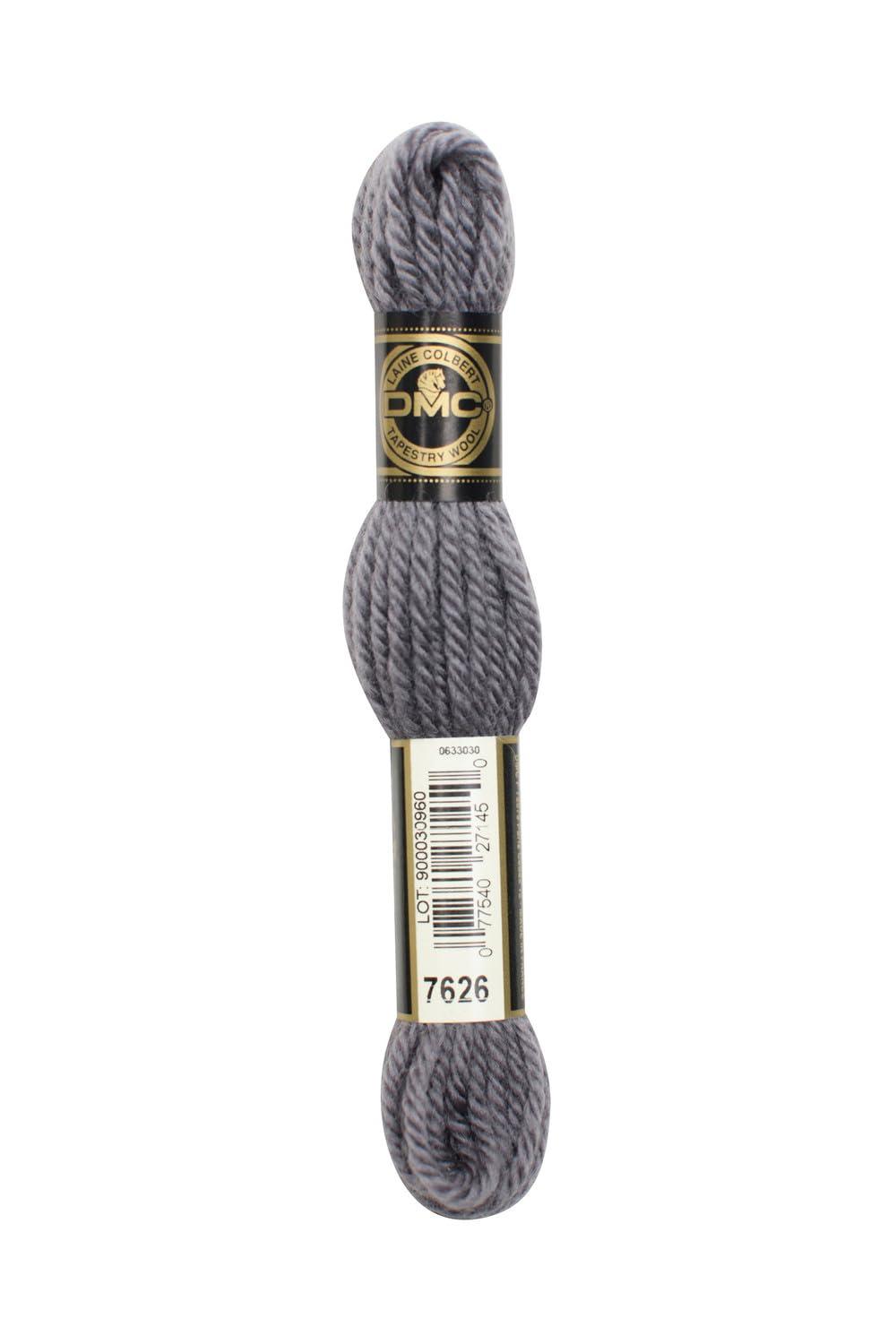 DMC No. 4 Embroidery Thread Tapestry Wool 7626 Brown-Gray