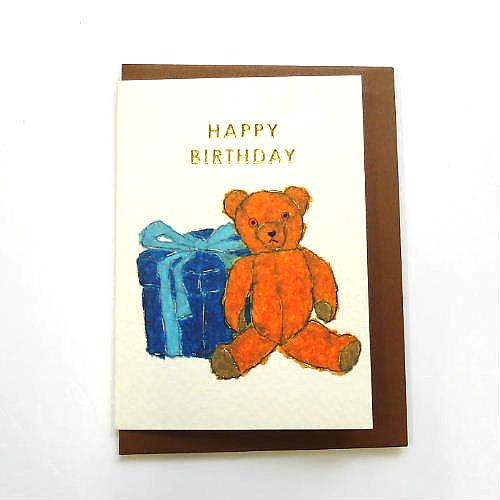 Yusuke Yonezu Birthday Mini Card: Teddy Bear