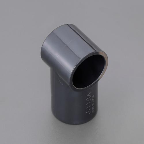 [Pipe Rack Use] 2-Way Plastic Joint (Black)