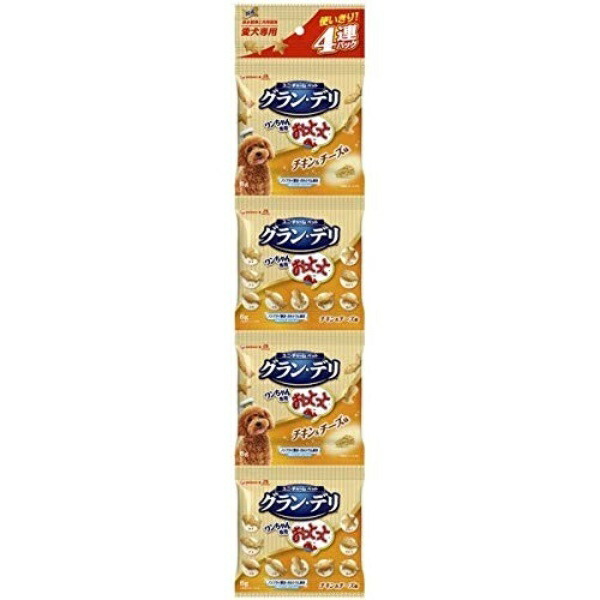 Grand Deli Grand Deli Dog Treats Specially for Dogs Oottootto Chicken & Cheese Flavor 24g (6g × 4-pack) Made in Japan Dog Food Unicharm