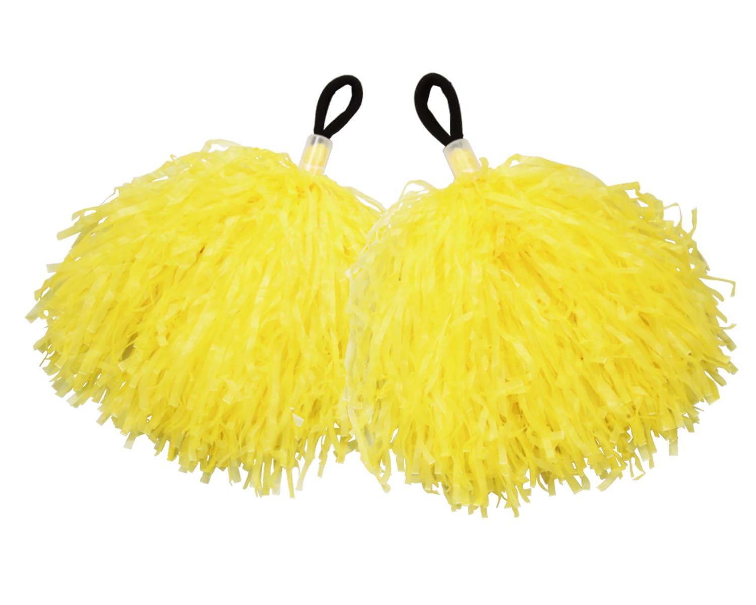Artec Hands-Free Pom-Poms Yellow 2804 Sports Day Pom-Poms Dance Cheerleaders Cheerleading Sparkling Support Support Squad Children's Play Performance Recital