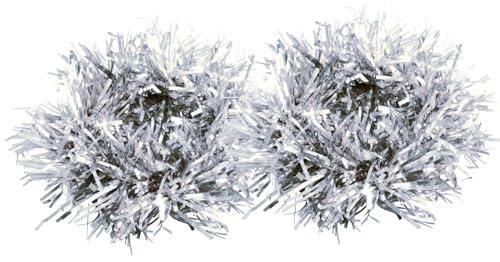 Artec Glitter Wristbands 2-Piece Set Silver 2960 Sports Day, Performance, Cheering Squad, Team Dance, Decorations, Costumes, Festival Wristbands