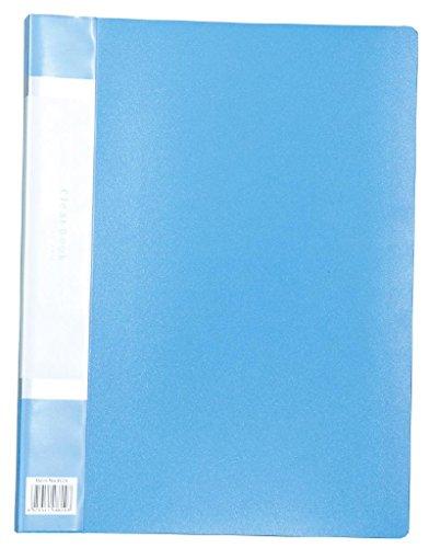 Clear Book B Thick A4 20-Pocket Blue