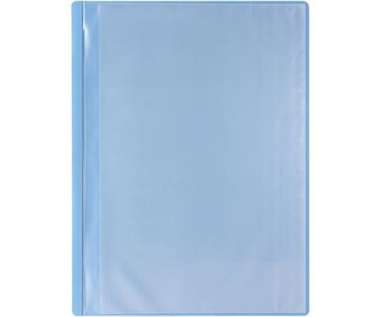 Artec Stationery File Thin Clear Book Side-Loading 10-Pocket Blue A4 5649