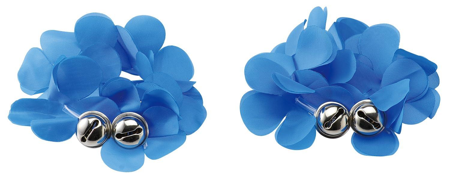 [Artec] Small Flower Wristband (with Bell) Blue 14625 Sports Day Sports Day Goods Cheering Colorful Team Cheering Goods Decoration Costume Athletic Festival Wristband Sound Bell