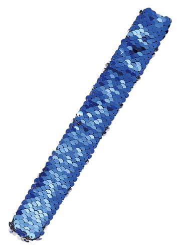 [Artec] Sequined Wristband Blue & Silver 14776 Sports Day Sports Day Goods Colorful Team Cheering Goods Costume Athletic Festival