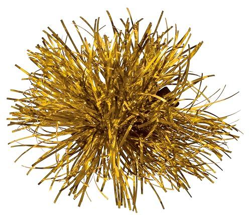 Sparkly Pom-Pom Hair Clip Gold