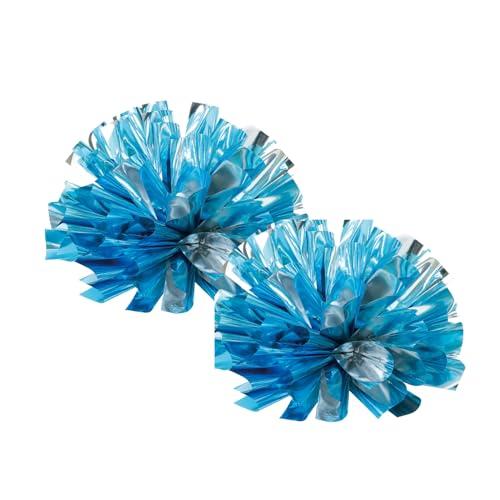 Artec Sports Day Pom Poms Easy Cheer Pom Poms Small Size Light Aqua Silver 18699