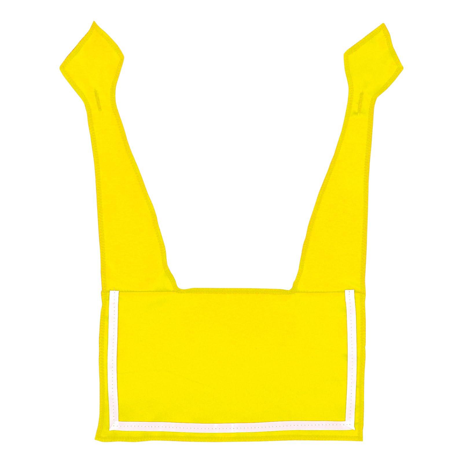Soft satin sailor collar yellow