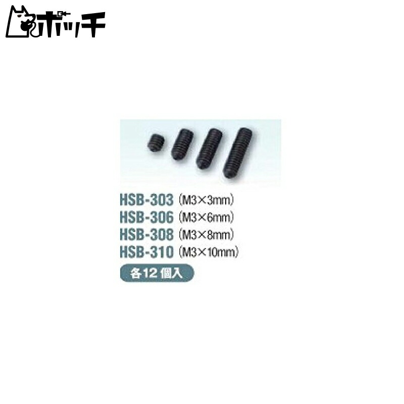 Stainless Steel Enamel Screws (Black Plated) 3×6mm 12-Pack HSB-306