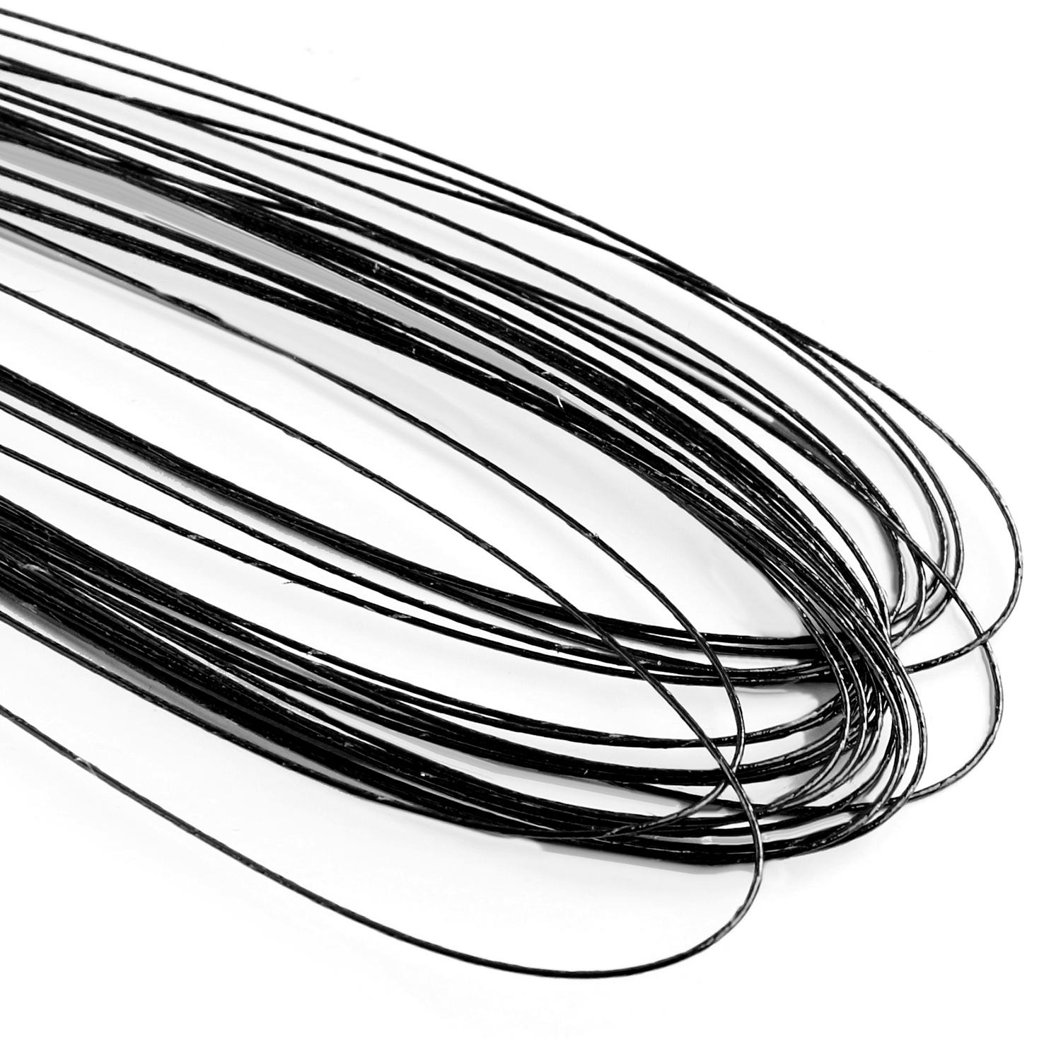 Nippon Chuko Colored Wire #24 Length 72cm Black Approx. 20 Pieces MAF-24-10