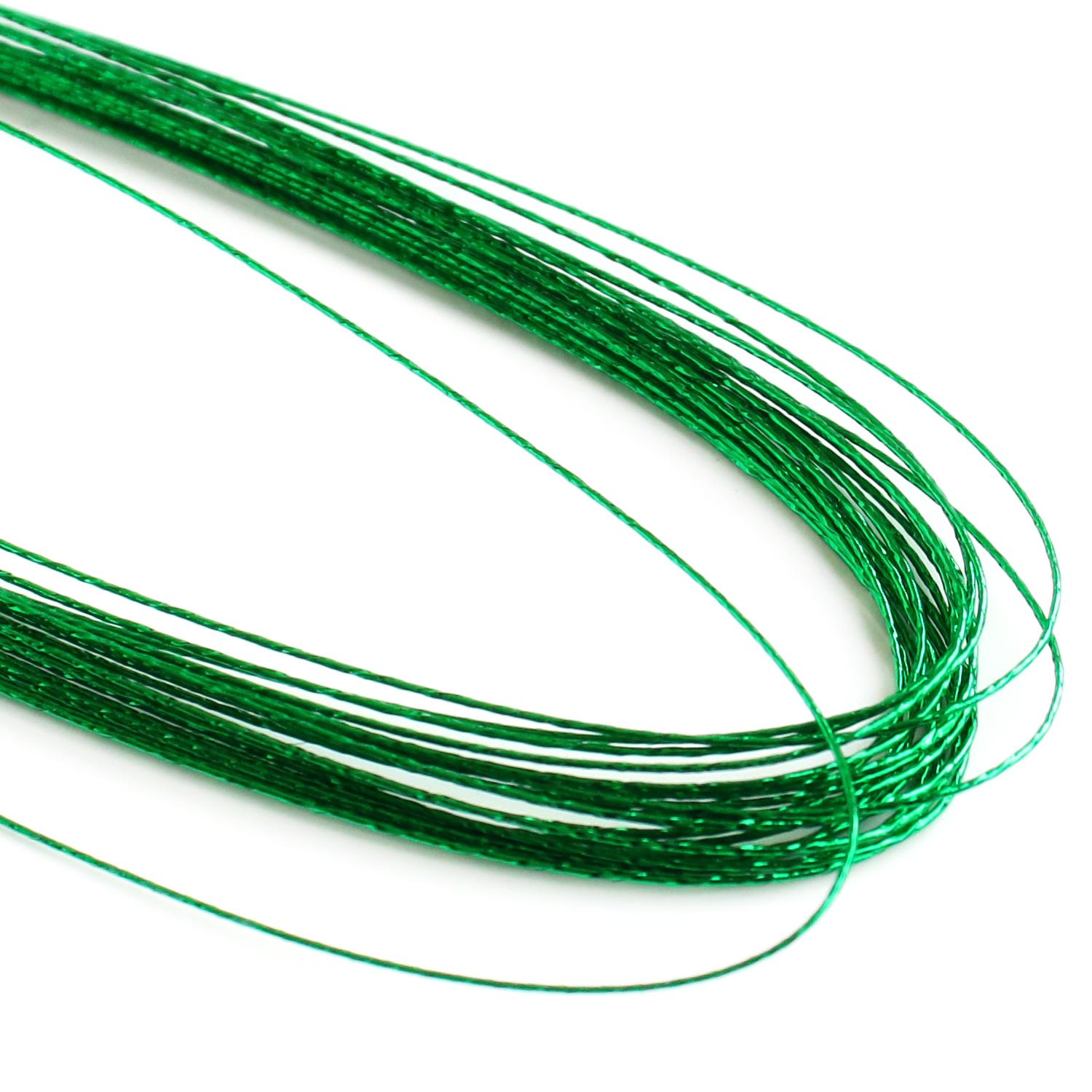 Nippon Chuko Colored Wire #28 Length 72cm Green Approx. 20 Pieces MAF-28-5