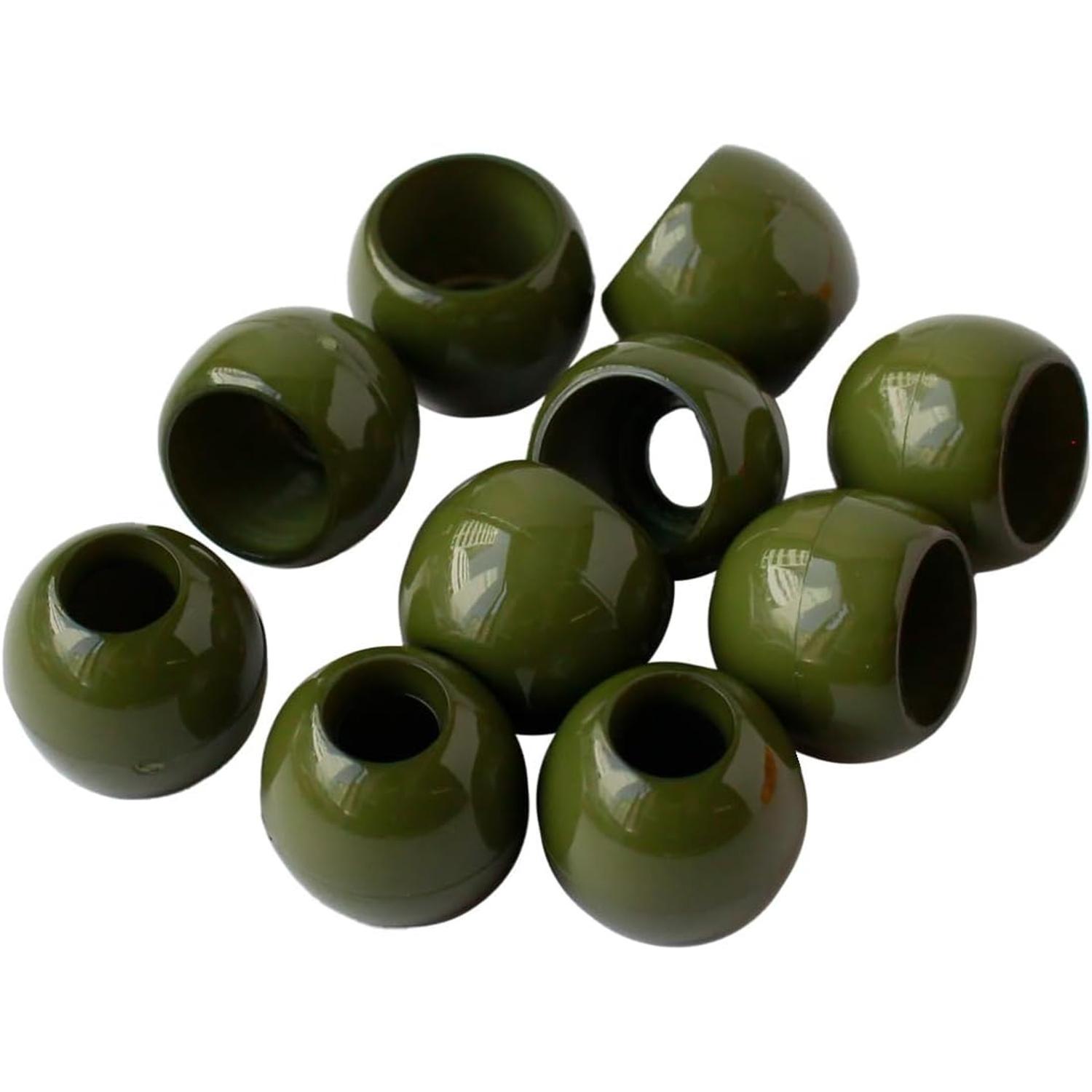 Nippon Chuko Loop Ends Outer Diameter W13 × H11mm 10-Piece Pack Dark Green N13-DG