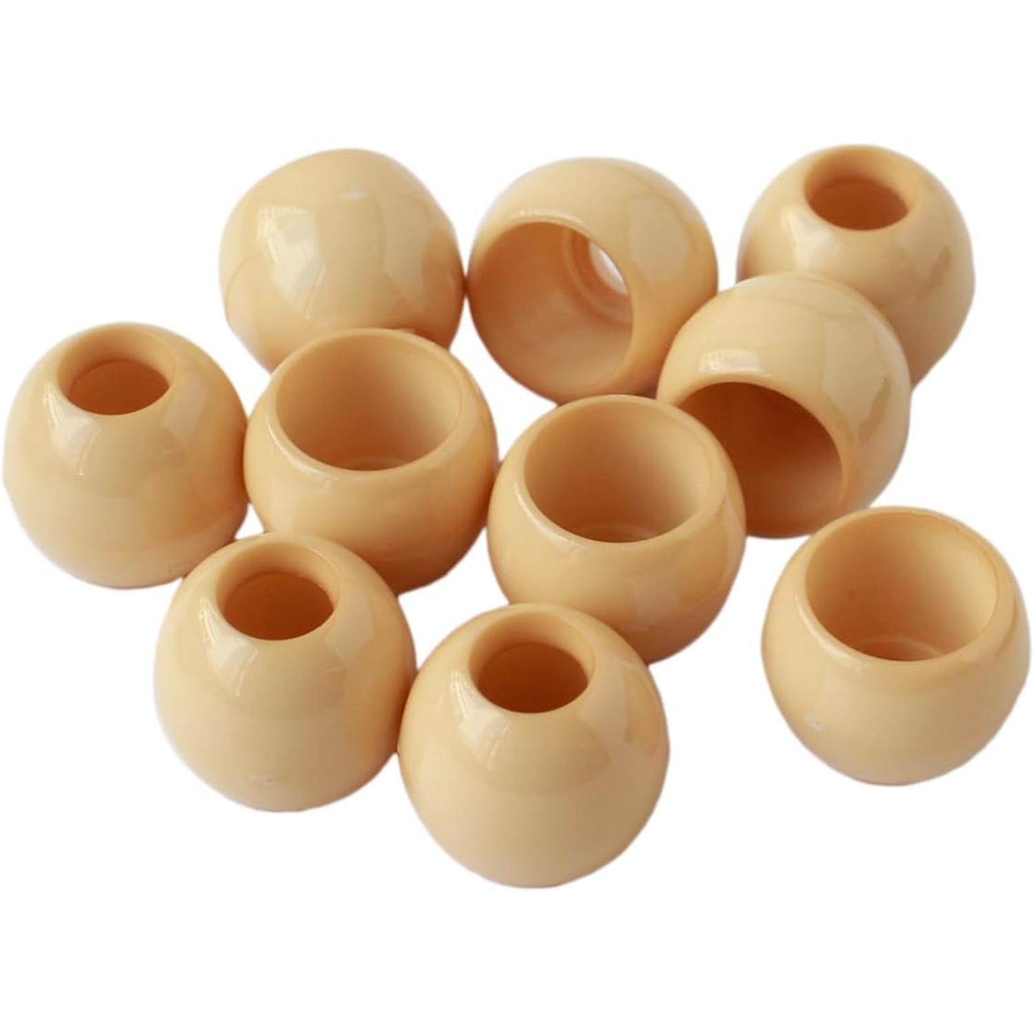 Nippon Chuko Loop Ends Outer Diameter W13 × H11mm 10-Piece Pack Beige N13-BE