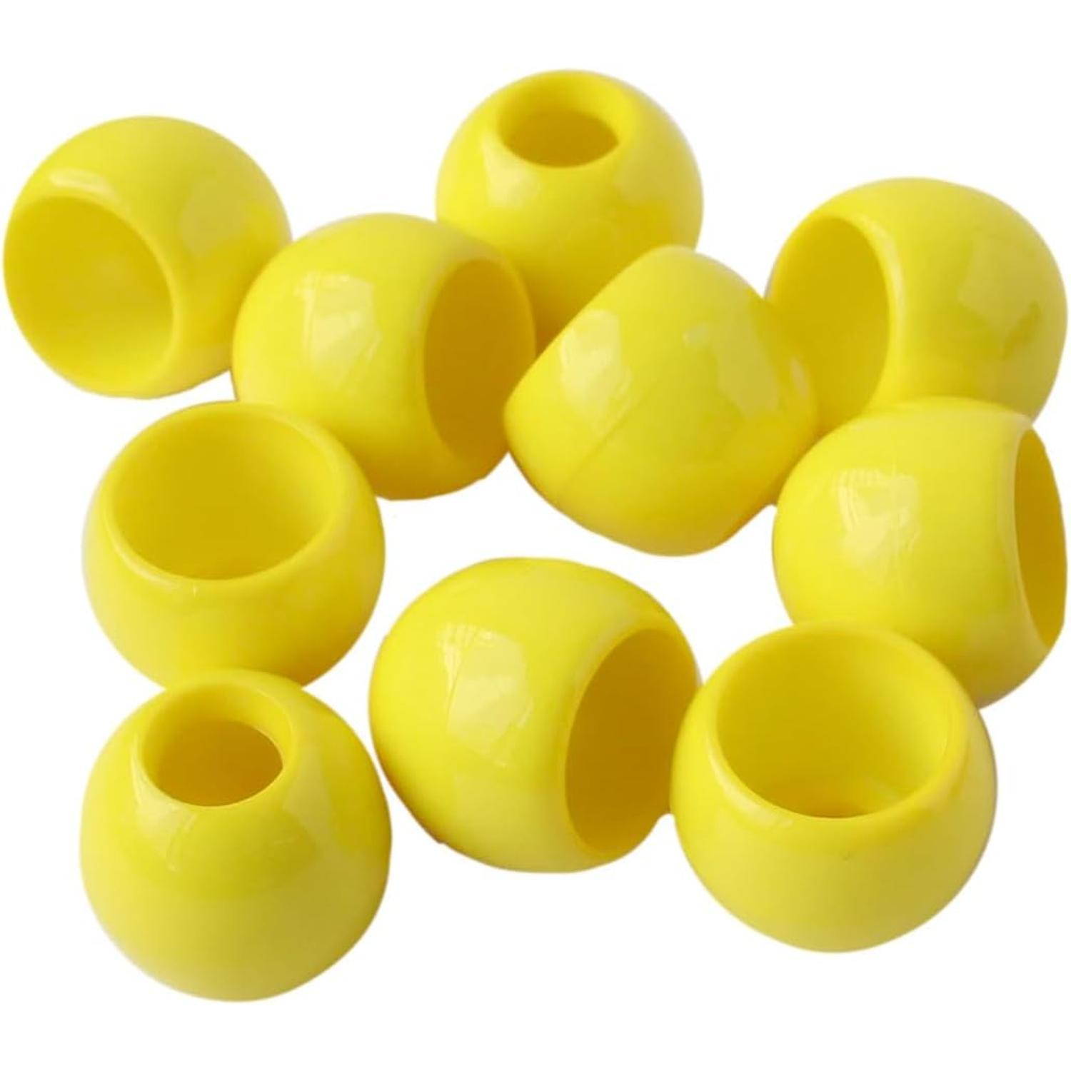 Nippon Chuko Loop Ends Outer Diameter W13 × H11mm 10 pieces per pack Yellow N13-YE