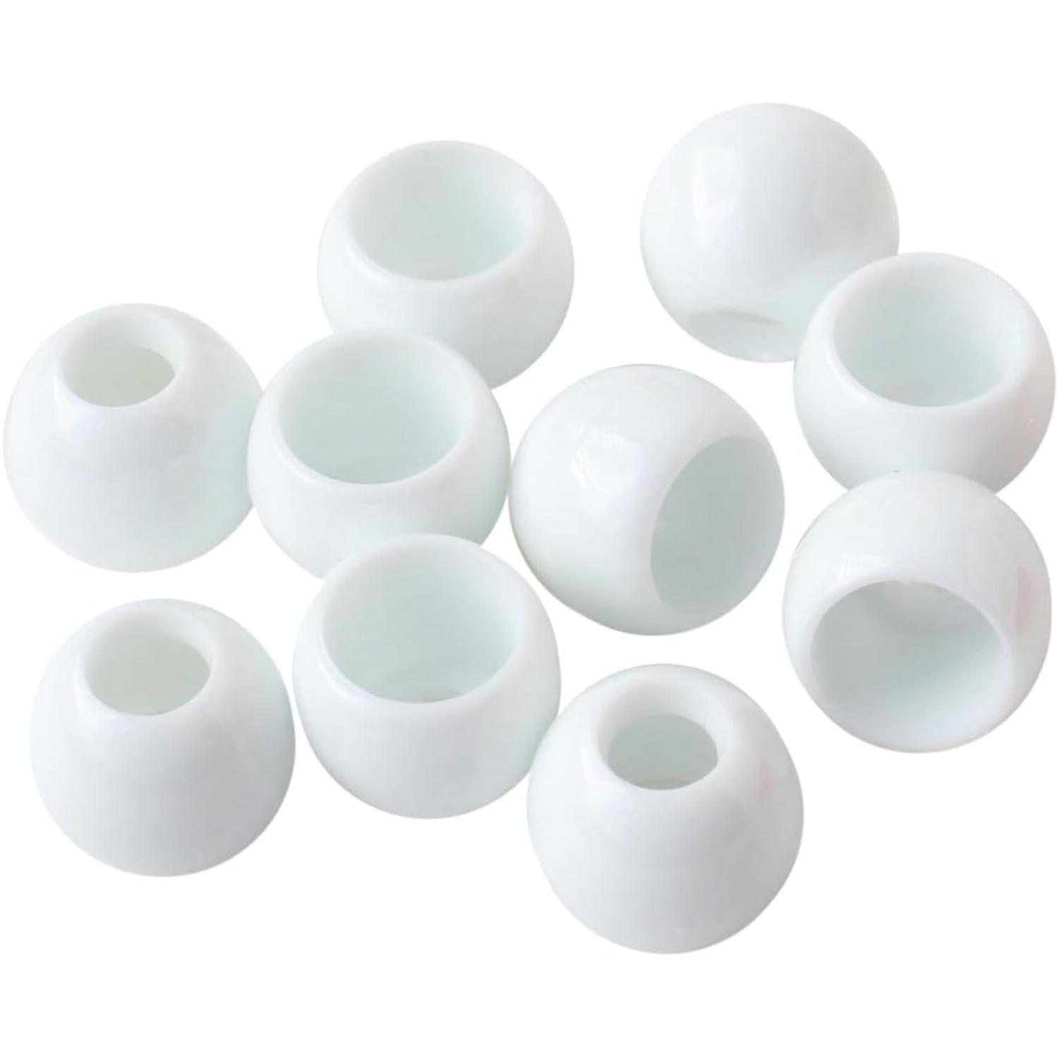 Nippon Chuko Loop Ends Outer Diameter W13 × H11mm 10 pieces per pack White N13-W