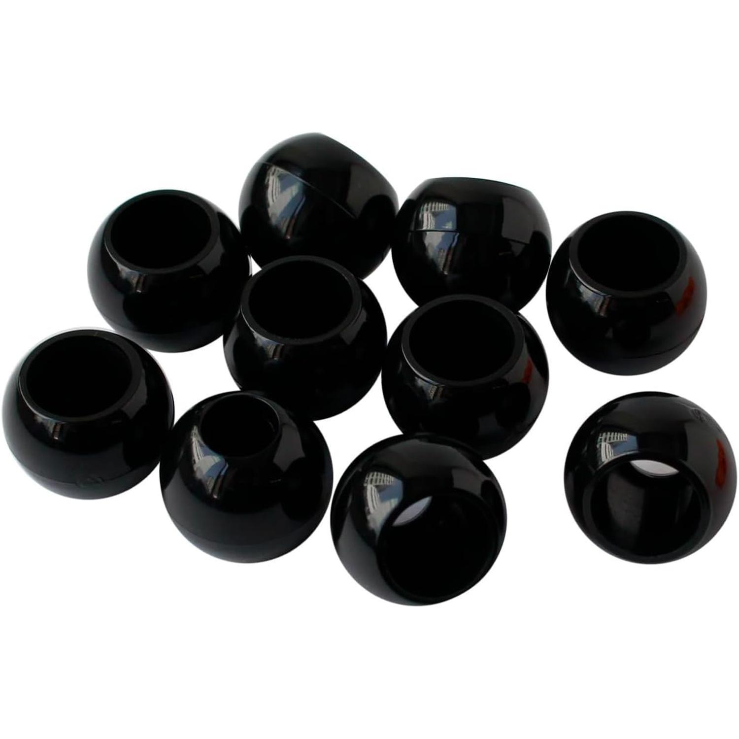 Nippon Chuko Loop Ends Outer Diameter W15 × H13mm 10-Piece Pack Black N15-B