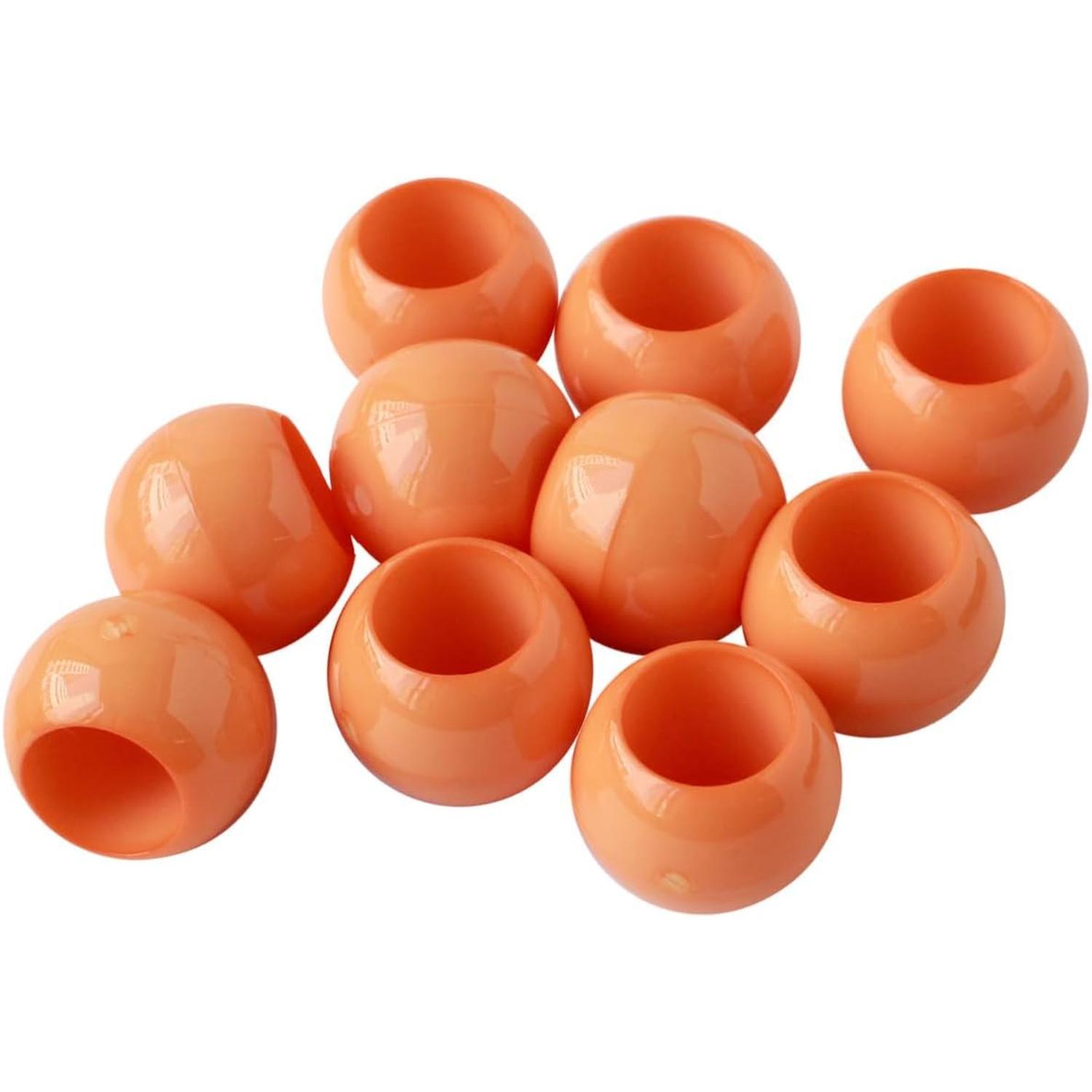 Nippon Chuko Loop Ends Outer Diameter W15 × H13mm 10-Piece Pack Orange N15-OR