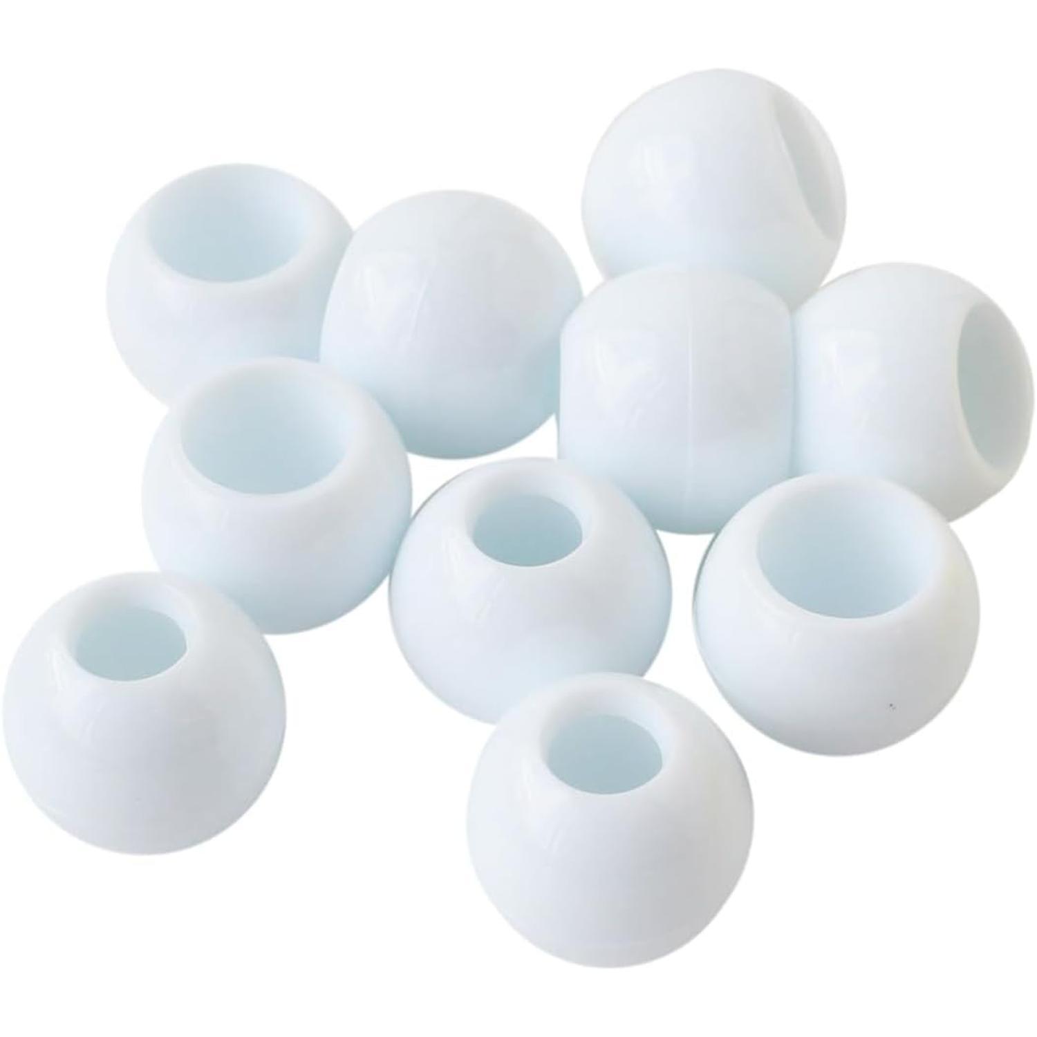 Nippon Chuko Loop Ends Outer Diameter W15 × H13mm 10-Piece Pack White N15-W