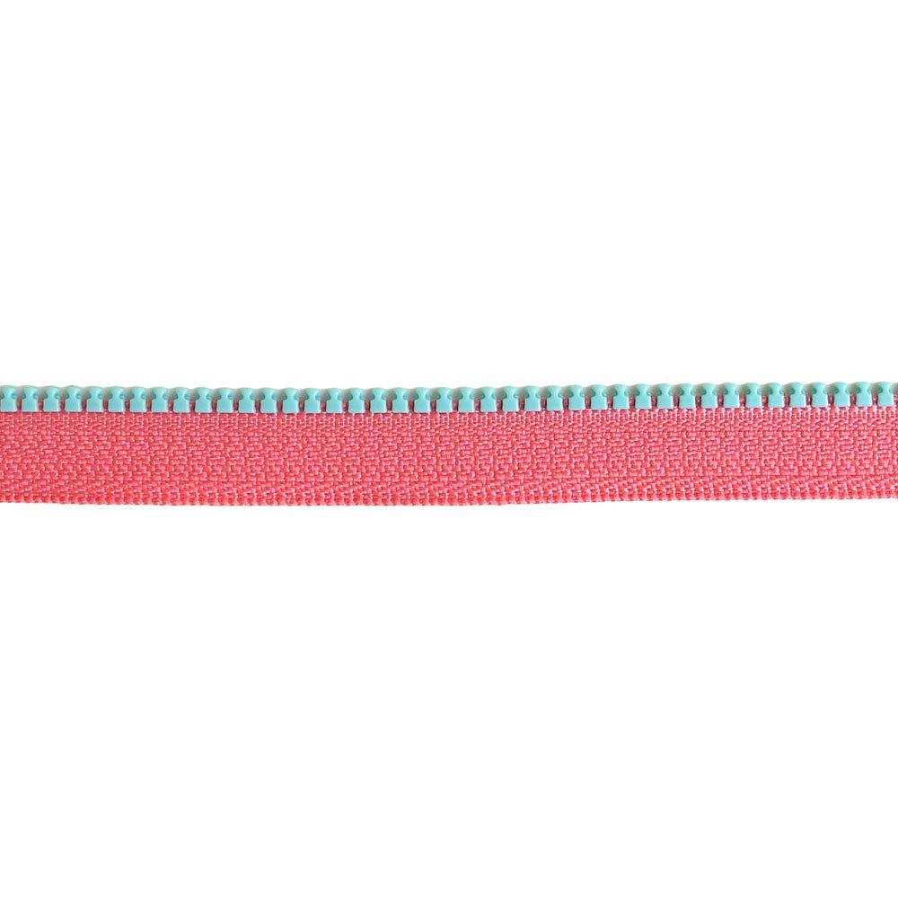 Y.K.K Freestyle Combi Fastener 1.2m Roll Pink × Blue FS3VS-XG353 Craft Supplies