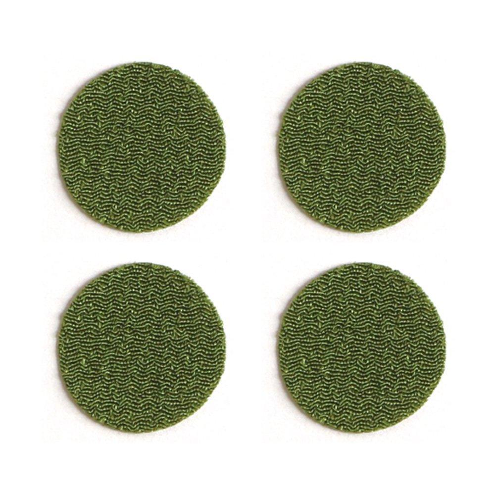 Nippon Chuko Tsumami Zaiku Base Fabric, 20 Sheets, φ18mm, Dark Green S50DC18 Japanese Handicrafts Tsumami Zaiku Tsumami Zaiku Base