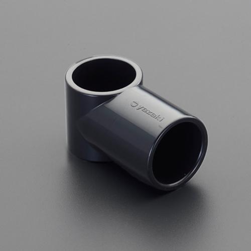 [Pipe Rack Use] 3-Way Plastic Joint (Black) Black 34×67mm